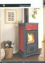 Kaminofen La Nordica Gemma Elegance Kachel bordeaux
